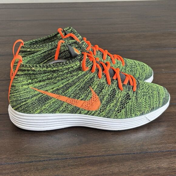 Nike Lunar Flyknit Chukka Parachute Gold Size 10.5 554969-080 CLEAN main image 4